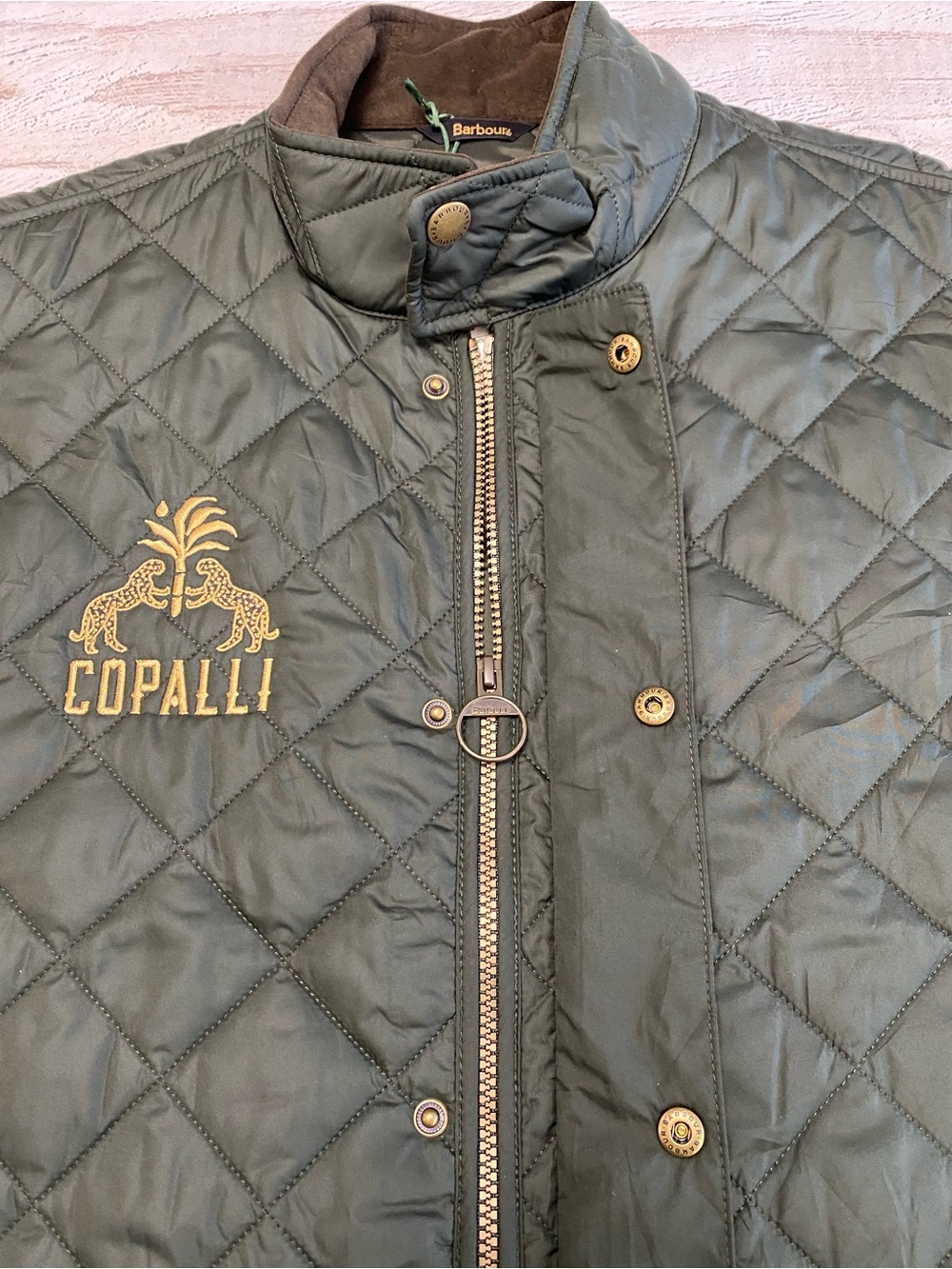 Barbour Lowerdale Quilted Gilet Vest Sage Green XL - Picture 10 of 16